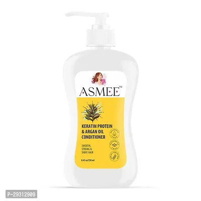 Asmee - Keratin Protein  Argan oil Conditioner,Use For All Hair Type, with Keratin Protein and Argan Oil To Smoothen, Strengthen, Deep Nourishment to Damaged Hair (250ML)-thumb0