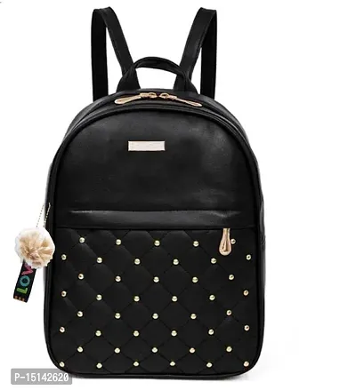 Amazon.com: I IHAYNER Women Fashion Backpack Cute Leather Backpack Mini  Backpack Purse for Women Satchel Bags with Pompom Casual Travel Daypacks  Black : Clothing, Shoes & Jewelry