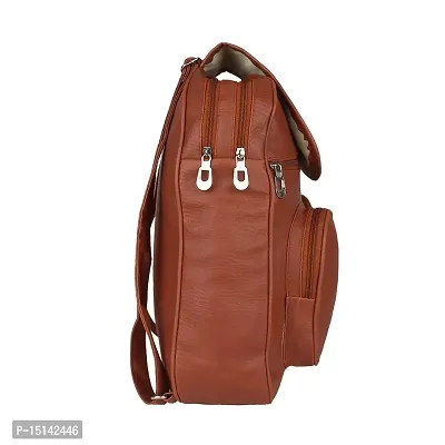 Zaxcer Collection Shoulder Backpack for Women  Girls Bag (Brown)-thumb3