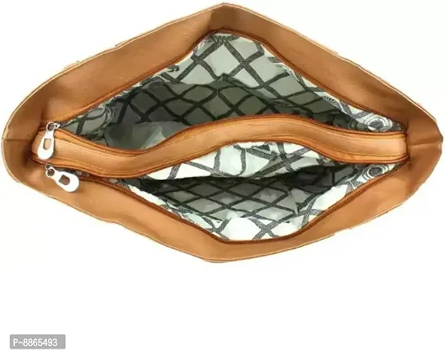 Classy PU Solid Handbags for Women-thumb4