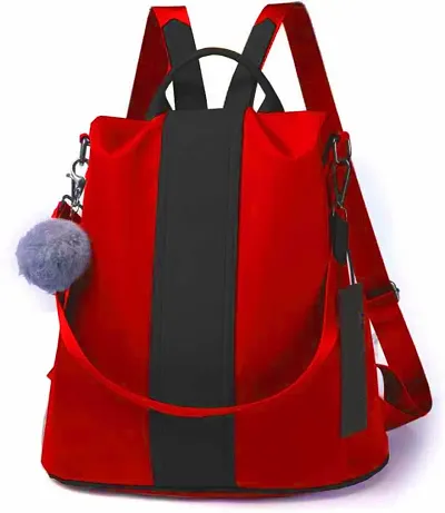 Fabulous Synthetic Self Pattern Backpacks For Women