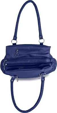 Stylish Blue Pu  Hand Bags For Women-thumb2