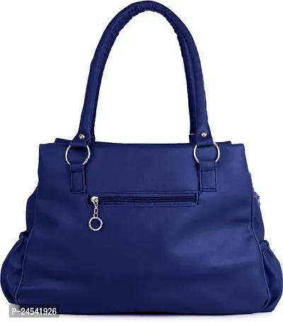 Trendy PU Handheld Solid Handbag for Women-thumb2