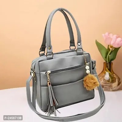 Classic Solid Hand Bags for Women-thumb0