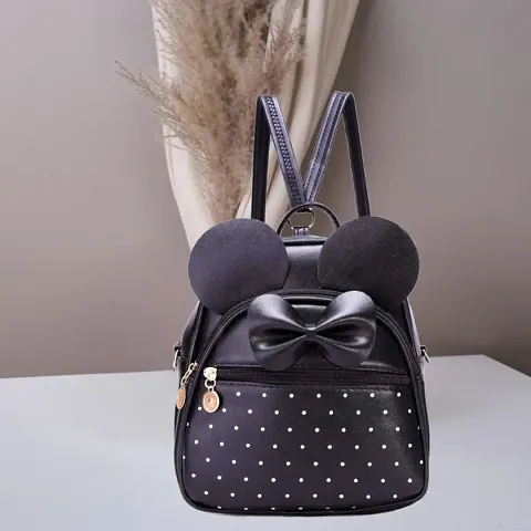 Classic Solid Backpack for Women