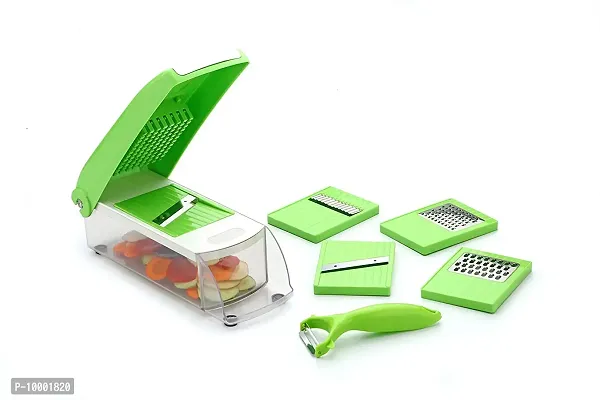 12 in 1 Vegetable Chipser, Fruit Chopper, Slicer, Grater, Peeler, Jumbo Chipser, Veg Cutter, Veg Chopper, Vegetable Chopper for Kitchen-thumb0