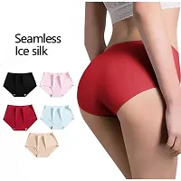 Women's Seamless Hipster Ice Silk Panty (PACK OF 2)-thumb2