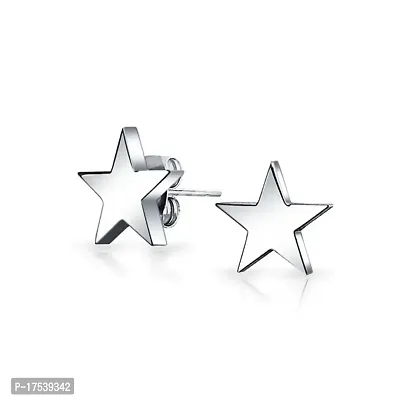 Daily Use Stud Star Earring 925 Genuine Silver, Rockstar Stud-thumb0