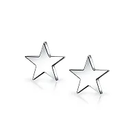 Daily Use Stud Star Earring 925 Genuine Silver, Rockstar Stud-thumb1