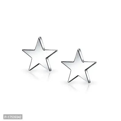 Daily Use Stud Star Earring 925 Genuine Silver, Rockstar Stud-thumb2