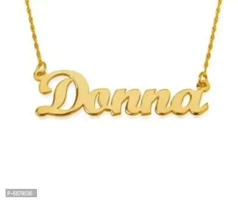 My Name Pendant Necklace Golden Jewelry