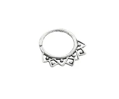 925 Silver Tribal Septum Ring For Pierced Nose. Nose Jewelry-thumb1