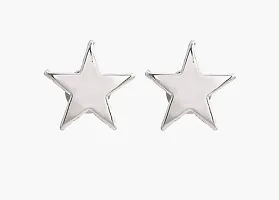 Star Earrings Genuine 925 Silver Genuine Stud Earrings-thumb1