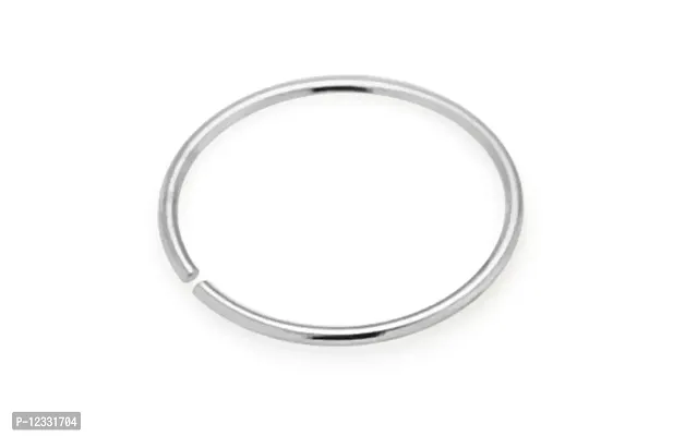 Real Silver Nose Ring 925 Silver Nose Pin Ring Septum Hypoallergenic Piercing, Hoop for Women-thumb0