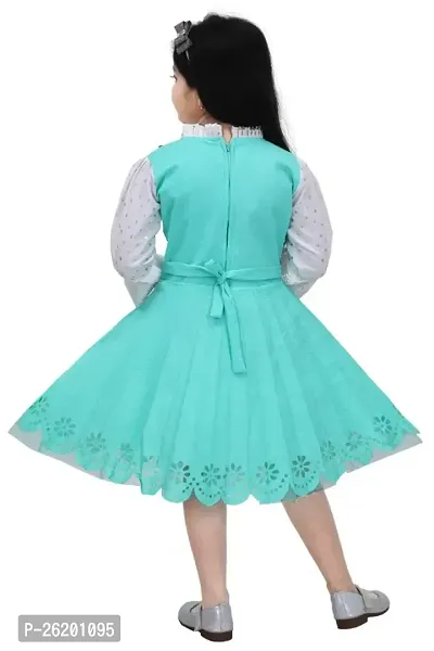 Classic Cotton Blend Dresses for Kids Girls-thumb4