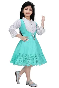 Classic Cotton Blend Dresses for Kids Girls-thumb4
