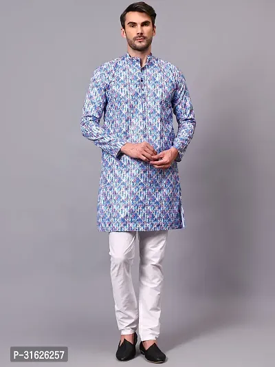 Reliable Olive Rayon Self Pattern Kurta And Bottom Sets For Men-thumb0