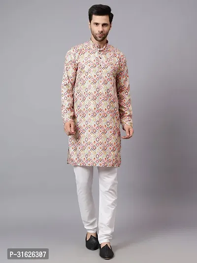 Reliable Green Rayon Self Pattern Kurta And Bottom Sets For Men