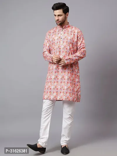 Reliable Copper Rayon Self Pattern Kurta And Bottom Sets For Men