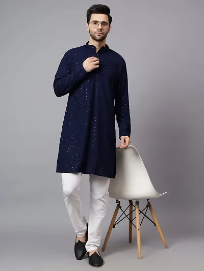 Reliable Rayon Embroidered Kurta And Bottom Sets For Men