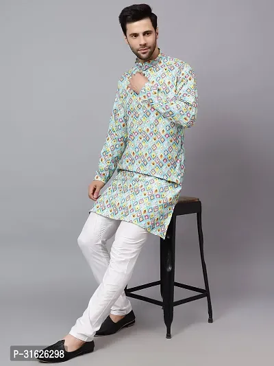 Reliable Olive Rayon Self Pattern Kurta And Bottom Sets For Men