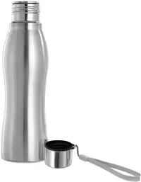 Stainless Steel Water Bottle | Single Walled| Bottle for Office Gym, Leak proof Durable 1000ml (Set of 1)-thumb1