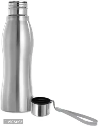 Stainless Steel Water Bottle | Single Walled| Bottle for Office Gym, Leak proof Durable 1000ml (Set of 1)-thumb2