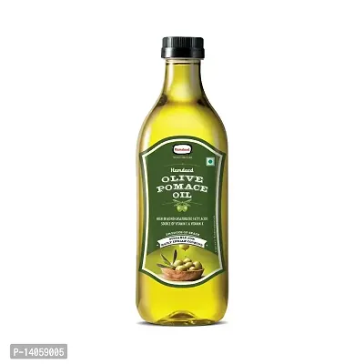 Hamdard Pomace Pure Olive Oil 1L With Dark Plastic Bottle Olive Oil Plastic Bottle-thumb0