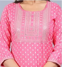 Rayon Straight Kurti For Women-thumb1