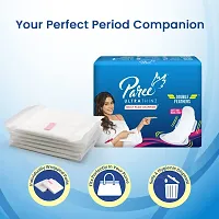 Paree Ultra Thinz Soft  Rash Free Sanitary Pads for Women (Trifold) | XL- 56 Pads (Combo of 8)|Double Feathers | Disposable Covers|Wide Coverage|Quick Absorption-thumb2