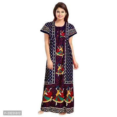 Stylish Multicoloured Cotton Printed Nightdress For Women Pack Of 2-thumb2