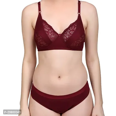 Designer Cotton Blend Bra And Panty Set Combo Of 2-thumb3