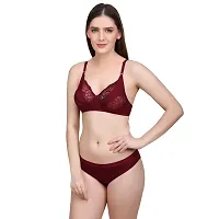 Designer Cotton Blend Bra And Panty Set Combo Of 2-thumb2