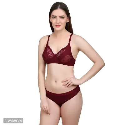 Designer Cotton Blend Bra And Panty Set Combo Of 2-thumb3