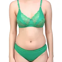 Designer Cotton Blend Bra And Panty Set-thumb3