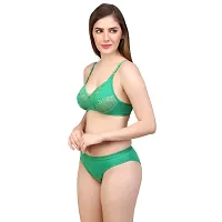 Designer Cotton Blend Bra And Panty Set-thumb4