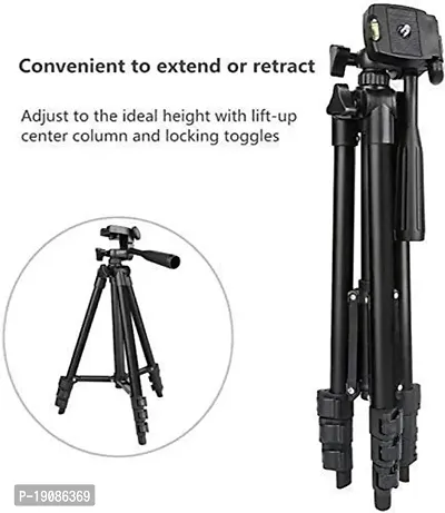 Digital 3120 Lightweight Adjustable Portable  Foldable Tripod Stand for Mobile Phone and Camera Holder-thumb4