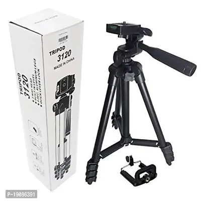 3120 Lightweight Adjustable Portable  Foldable Tripod Stand for Mobile Phone and Camera Holder-thumb0