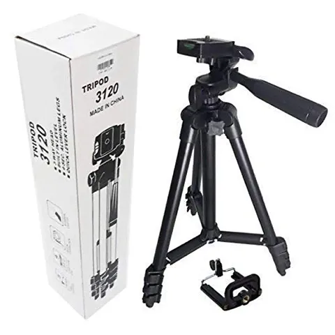 3120 Lightweight Adjustable Portable  Foldable Tripod Stand for Mobile Phone and Camera Holder