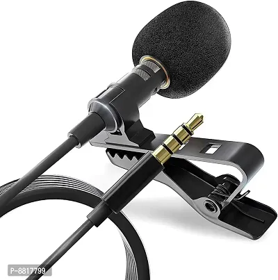 Boya by-M1 Lavalier Microphone Lapel Clip-on Microphone, Omnidirectional Electret Condenser Mic, TRRS 3.5mm Jack, 6.7 Meter Extreme-Long Cable, for Smartphones, DSLR, Camcorders