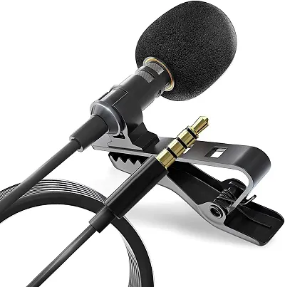 BOYA BY-M1 with Fur-Lav and Mount4 Omnidirectional Lavalier Condenser Microphone