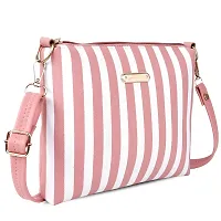 DYMEK Elegant Sling Bag For Women (Pink)-thumb4