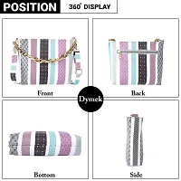 DYMEK Ellegant Fancy Sling Bag For Women (Purple)-thumb4