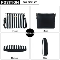 DYMEK Elegant Sling Bag For Women (Black)-thumb3