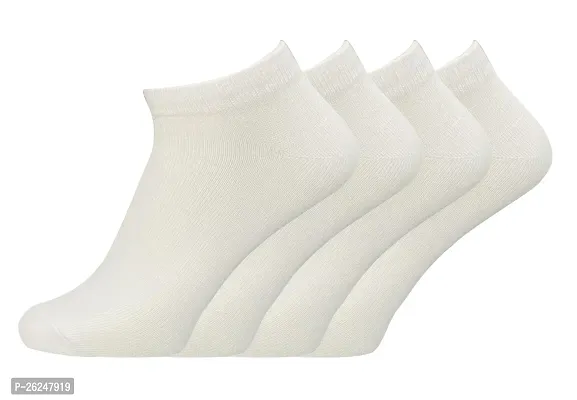 Stylish Unisex Ankle Length Sneaker Low Cut Cotton Socks Pack Of 4