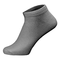 Stylish Unisex Ankle Length Sneaker Low Cut Cotton Socks Pack Of 4-thumb2