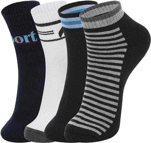 Stylish Socks For Mens Multipurpose Socks Combo Pack Of 4