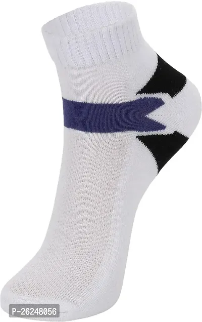 Stylish Socks For Mens Ankle Length Designer Multicolour Printed Socks Combo Pack Of 3-thumb3