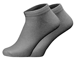 Stylish Unisex Ankle Length Sneaker Low Cut Cotton Socks Pack Of 5-thumb1