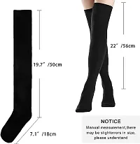 Designer Thigh Length Socks For Women Pair Of 1-thumb1